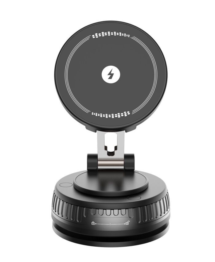 Vacuum suction cup mobile phone holder for vehicle