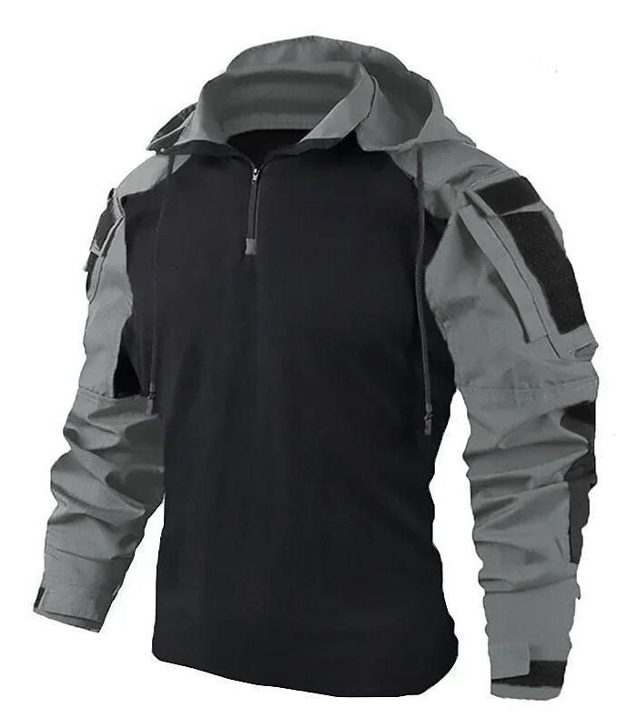 Long-sleeved men's loose tactical outdoor jacket