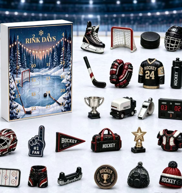 2026 Sports Advent Calendar 24-Day Countdown Toys for Kids