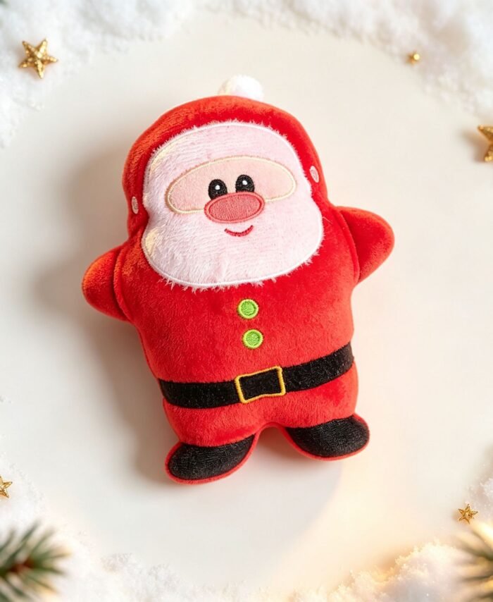 Christmas Plush Squeaky Dog Toy for Teeth Grinding and Boredom Relief