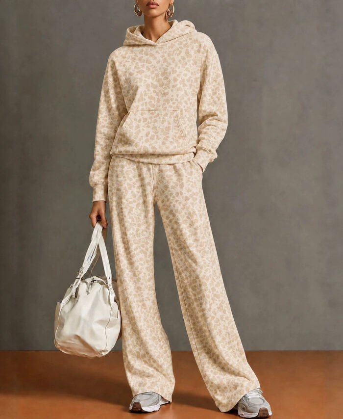 Vintage Leopard-print Hoodie
