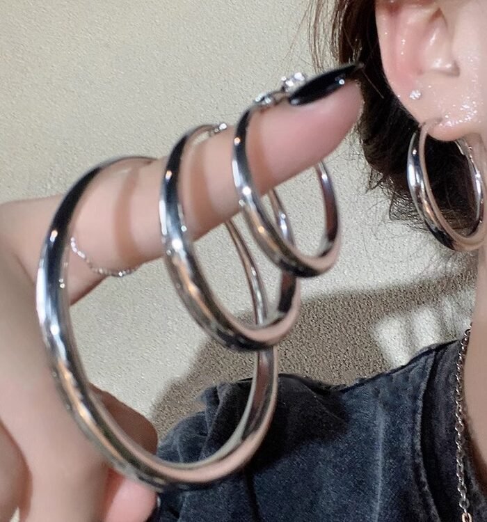 Big Ear Ring Earrings