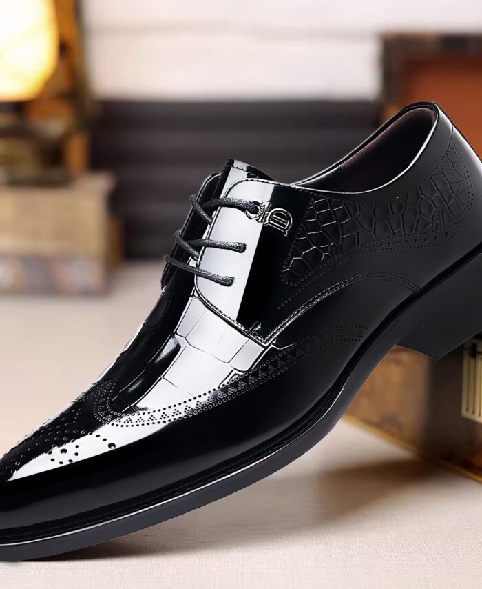 Mens Formal Leather Brogue Shoes